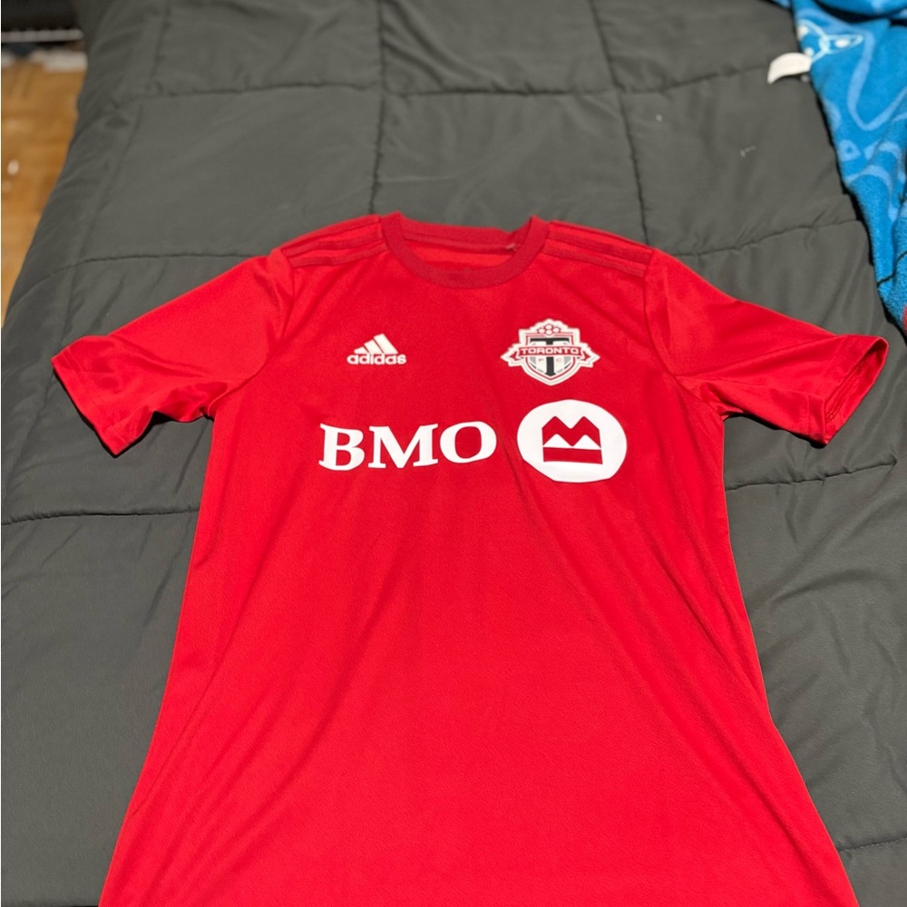 adidas Red Toronto FC BMO Soccer Jersey